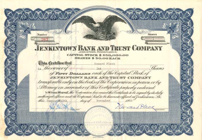 Jenkintown Bank and Trust Co.